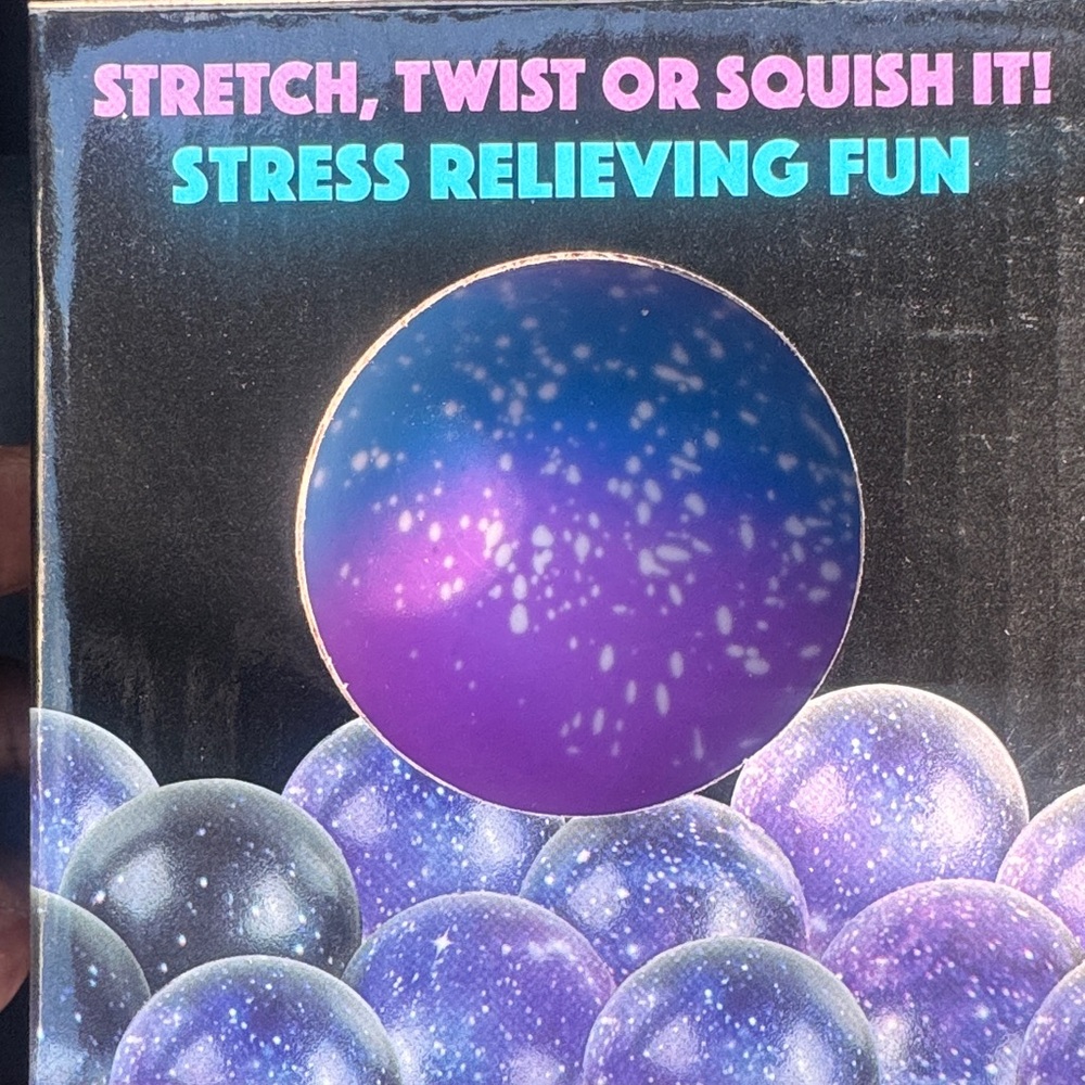 Galaxy Stretch Stress Ball - Purple & Blue